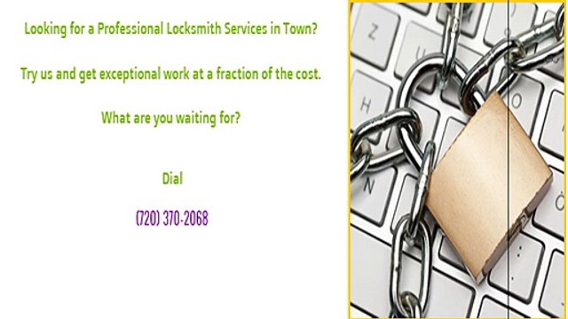 Boulder, CO Full Service Mobile Locksmith