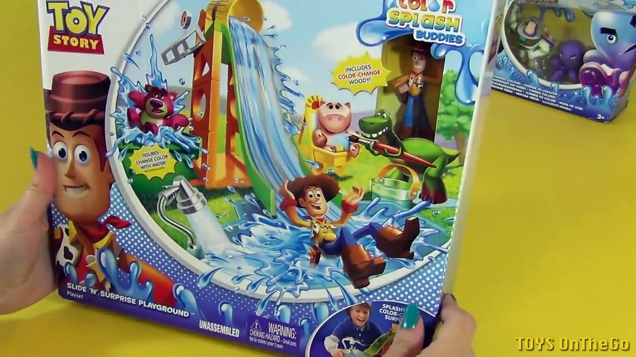 Toy Story Changes Colour Slide n Surprise Playground Color Splash Buddies - Juguetes de Di