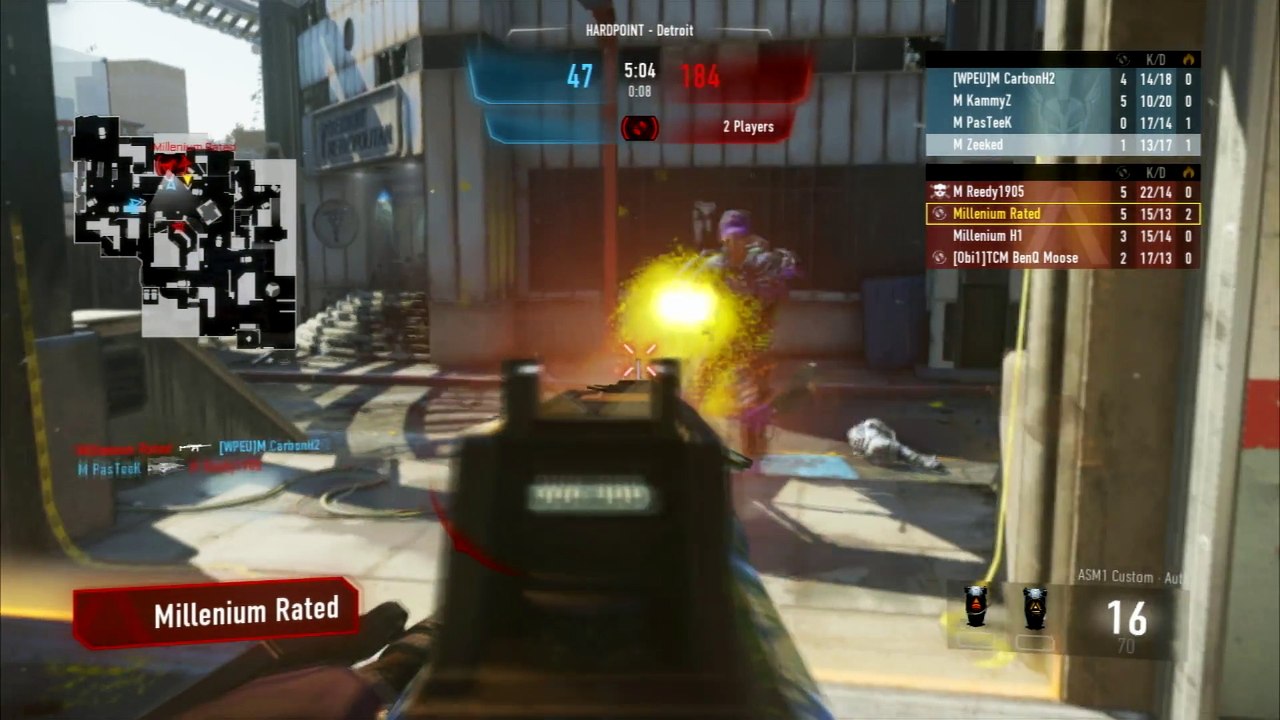 Show match CoD Millenium