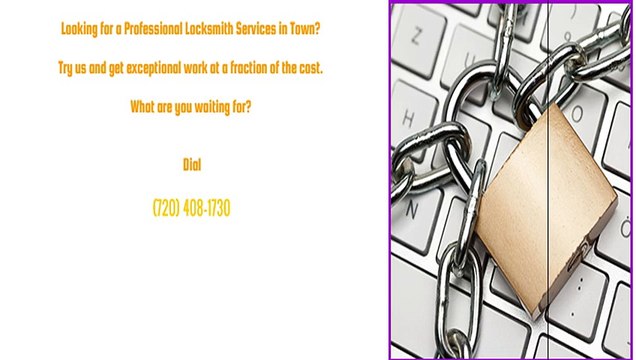 Commerce City, CO Full Service Mobile Locksmith