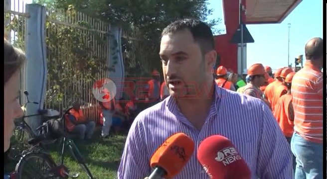 Porti i Durrësit, 200 punëtorë të ngarkim-shkarkimit protestë- Ora News- Lajmi i fundit-