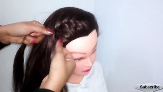 Side french braid hair tutorial: hairstyles for long hair