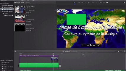 Superposer 2 bandes images/vidéos sur iMovie - Vidéo CAM