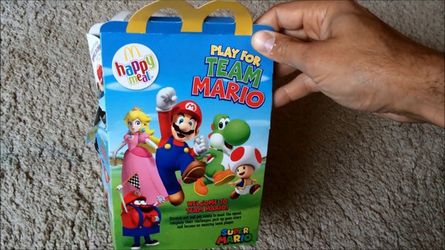 Super Mario Happy meal Mc Donald's toys video pour enfants kids vids