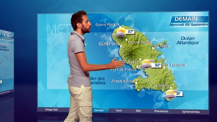 Le Bulletin Météo du Mardi 22 Septembre 2 015