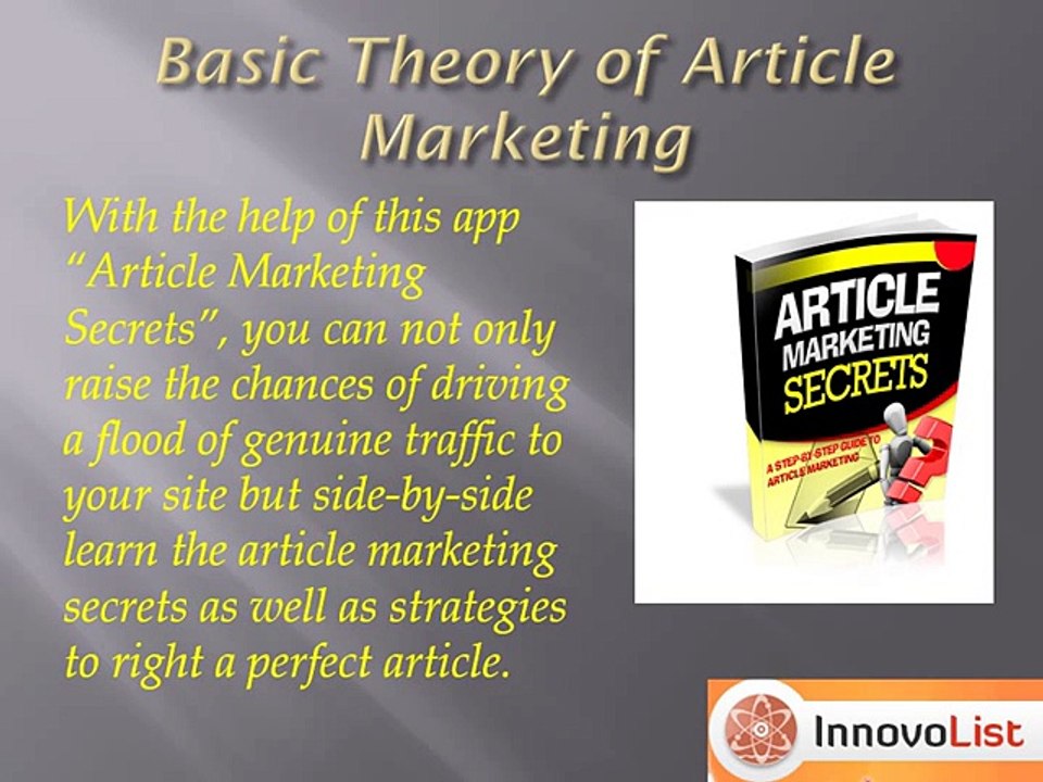 Article Marketing Secrets