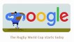Rugby  Copa Mundial de Rugby  Coppa del Mondo di Rugby 2015 (Google Doodle)