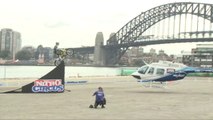 Travis Pastrana Helicopter Jump in Sydney | Nitro Circus