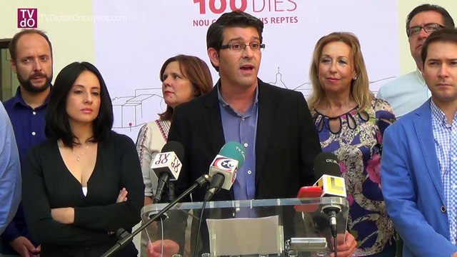 Jorge Rodríguez fa valoracions dels 100 primers dies de govern a Ontinyent
