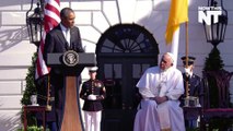 Obama Welcomes Pope Francis and Calls for 