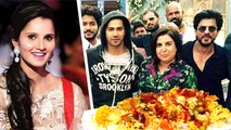 Shahrukh & 'Dilwale' Crew Have Sania Mirza's Biryani | #LehrenTurns29