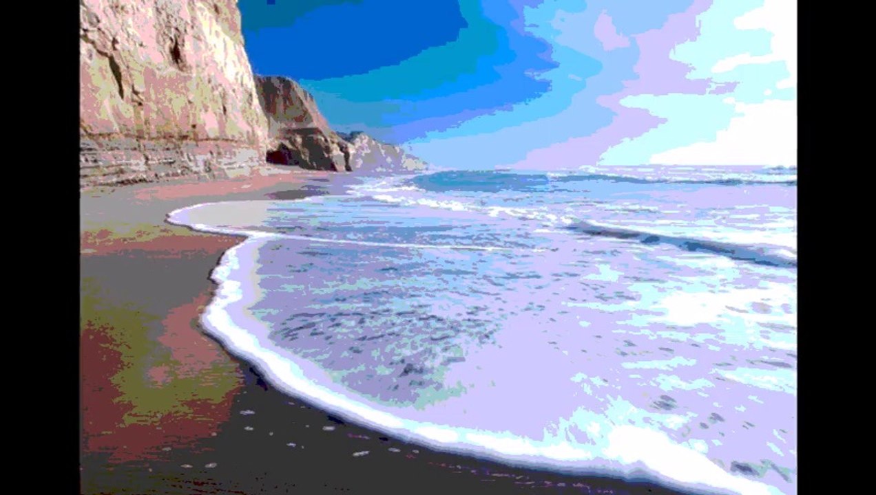 Le bruit des vagues.