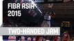 Hung Feeds Davis for the Two-Handed Jam! - 2015 FIBA Asia Championship