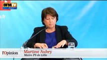 Martine Aubry cible Emmanuel Macron avec les régionales en tête