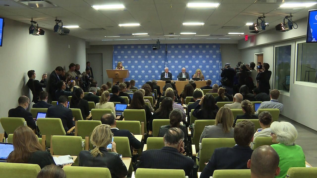 Shakira singt spontan für Flüchtlinge auf Unicef-Konferenz