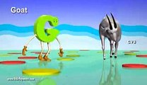 A is for Ant Nursery rhymes - 3D Animation ABC Animals Alphabet song for children