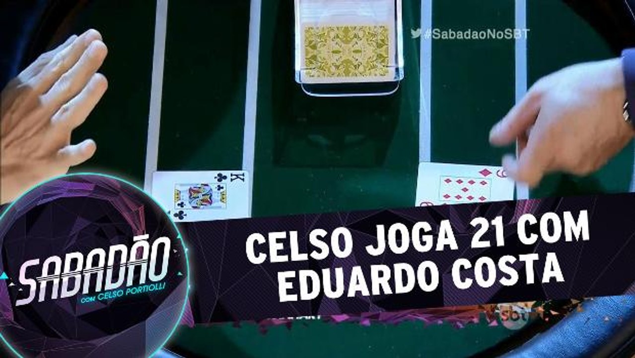 Celso joga 21 com Eduardo Costa