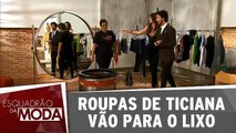 Roupas de Ticiana vão para o lixo