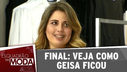 Final: Veja como Geisa ficou após passar pelo Esquadrão