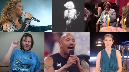 Celebs sing &apos;Happy Birthday to You&apos;