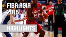 Chinese Taipei v Lebanon - Group C - Game Highlights - 2015 FIBA Asia Championship