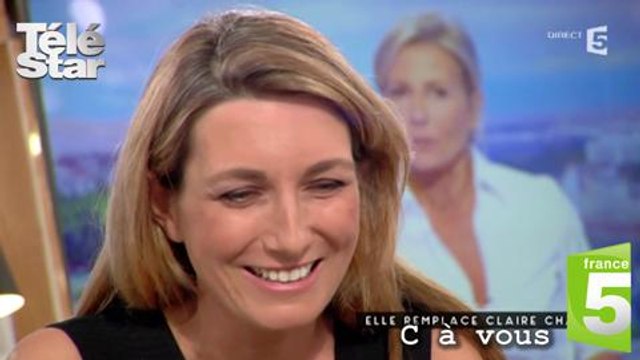 C à vous : Anne-Claire Coudray n'a pas souhaité répondre au message de Claire Chazal