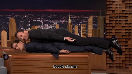 Andy Samberg et Jimmy Fallon font un double planking - Tonight Show du 10/09, sur MCM !