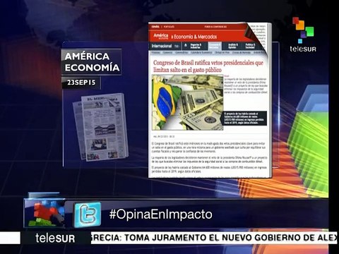 Brasil: Congreso ratifica vetos presidenciales, limitan gasto público