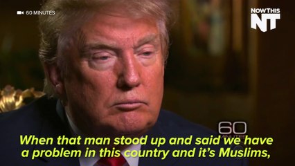 Trump Defends His Response to Anti-Muslim Question
