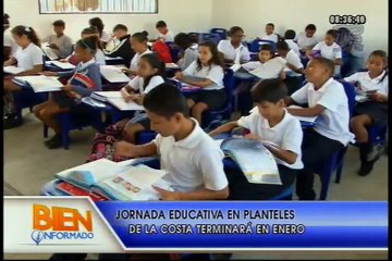 Bien Informado - Jornada Educativa de la Costa terminará en Enero