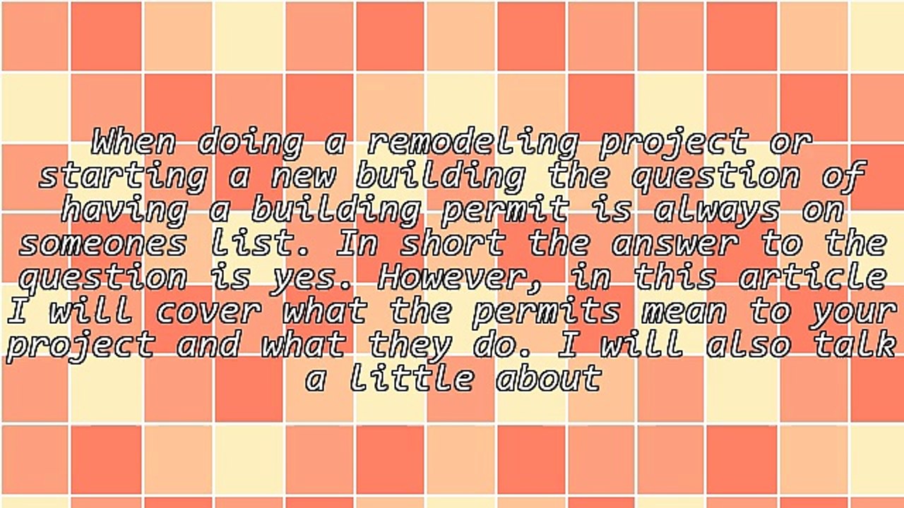 Are Building Permits Really Necessary?