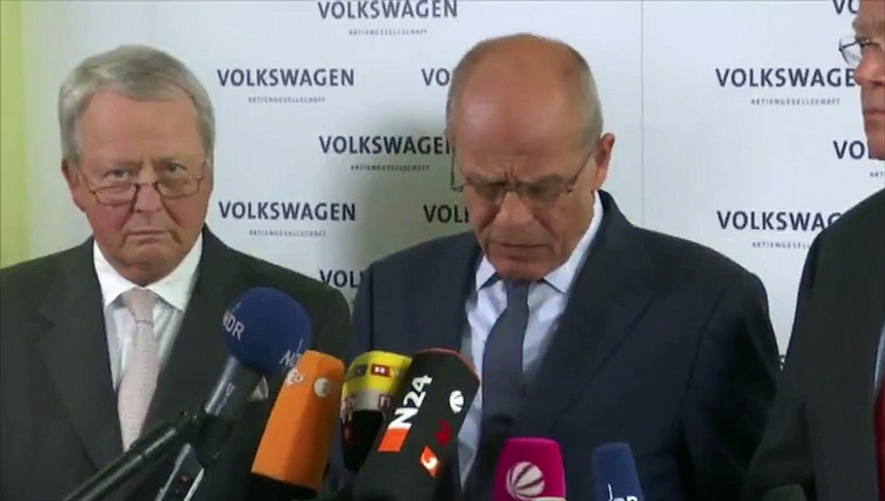 Affaire Volkswagen : Démission du patron Martin Winterkorn pour "un nouveau départ"