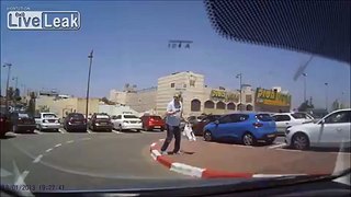 Woman hits 3 vehicles while trying to park
