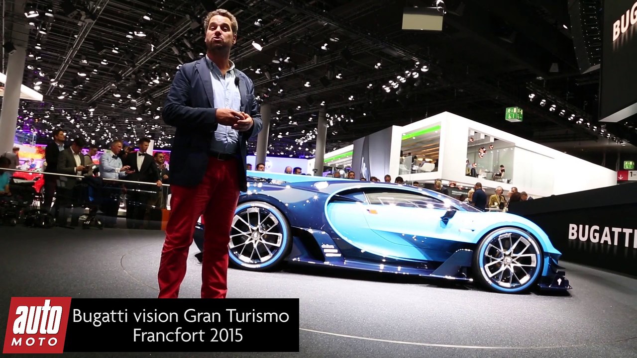 Bugatti Vision Gran Turismo : pas du même monde [VIDEO A FRANCFORT]