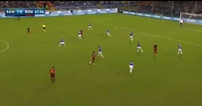 Mohamed Salah Amazing Solo Goal - Sampdoria 1-1 AS Roma - Serie A - 23.09.2015