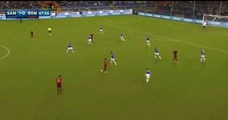 Mohamed Salah Amazing Solo Goal - Sampdoria 1-1 AS Roma - Serie A - 23.09.2015
