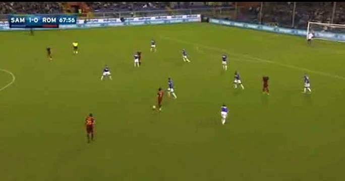 Mohamed Salah Amazing Solo Goal - Sampdoria 1-1 AS Roma - Serie A - 23.09.2015