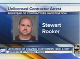 Unlicensed contractor arrested in Phoenix