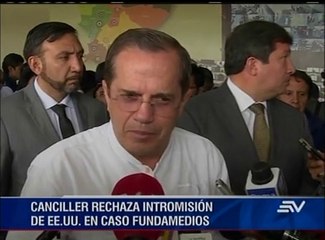 Ricardo Patiño responde a EE.UU.