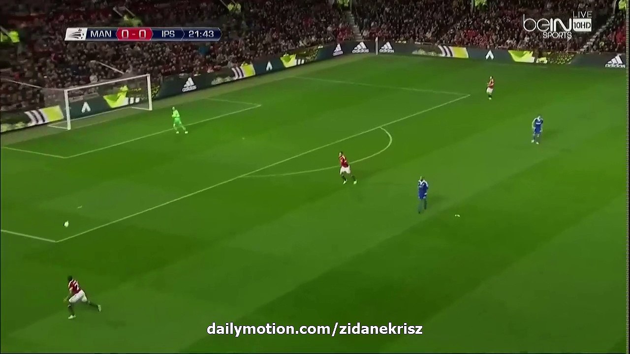 1-0 Wayne Rooney Goal HD | Manchester United v. Ipswich Town 23.09.2015 HD