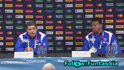 Samoa Coach Betham Pleased With Scrappy Win Against USA - Replay - RWC 2015