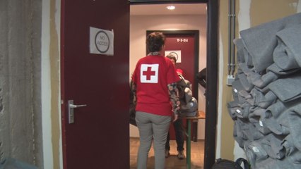 La Croix Rouge s'affaire au WTC III pour accueillir au mieux les réfugiés