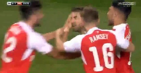1st Half All Goals - Tottenham 0-1 Arsenal - England League Cup 23.09.2015