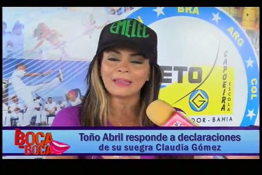Toño Abril responde a declaraciones de Claudia Gómez, madre de su novia
