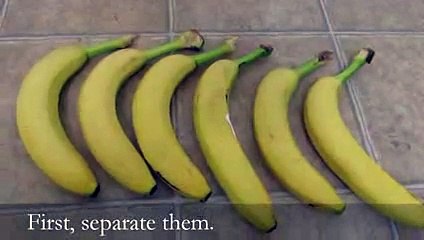 How I Keep Bananas Fresh Longer