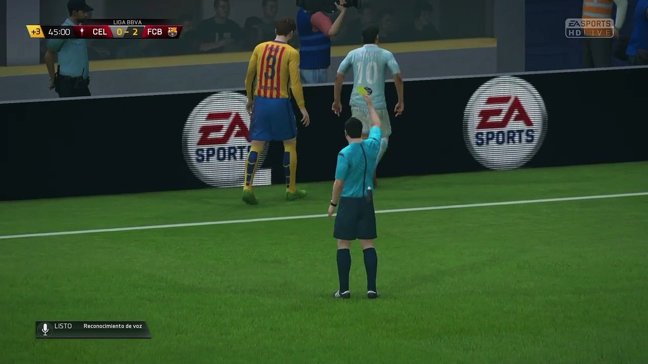 FIFA 16 PS4 1080p HD Partido RD Celta vs FCBarcelona