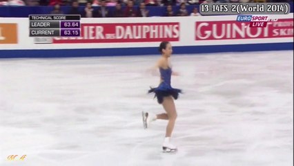 浅田真央(mao asada) Spiral、Eagle、Spin、Step、Jump（別枠で3A！）～ 2013-14シーズンまでの総まとめ　保存版