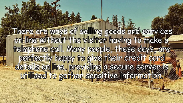 Taking Payments On-Line