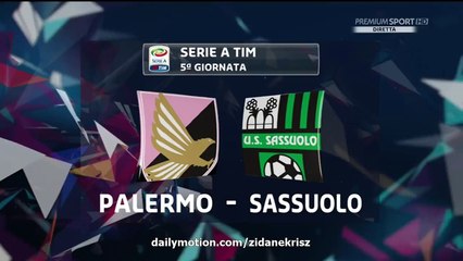 All Goals and Highlights HD | Palermo 0-1 Sassuolo 23.09.2015 HD