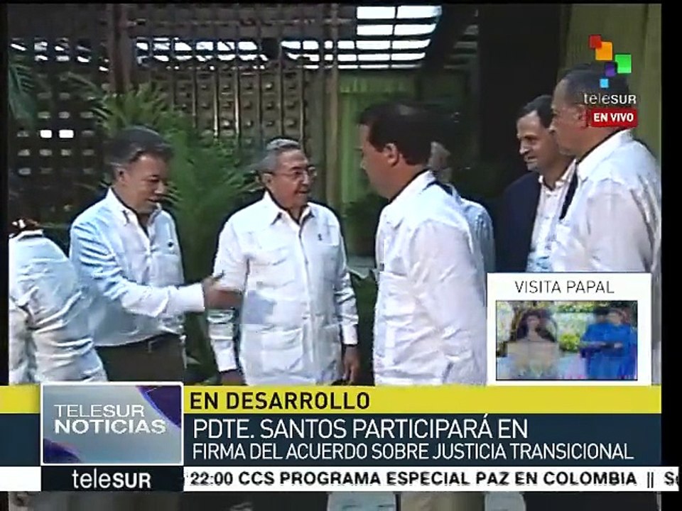 Arriba Santos a Cuba para firma de acuerdo con FARC-EP sobre justicia